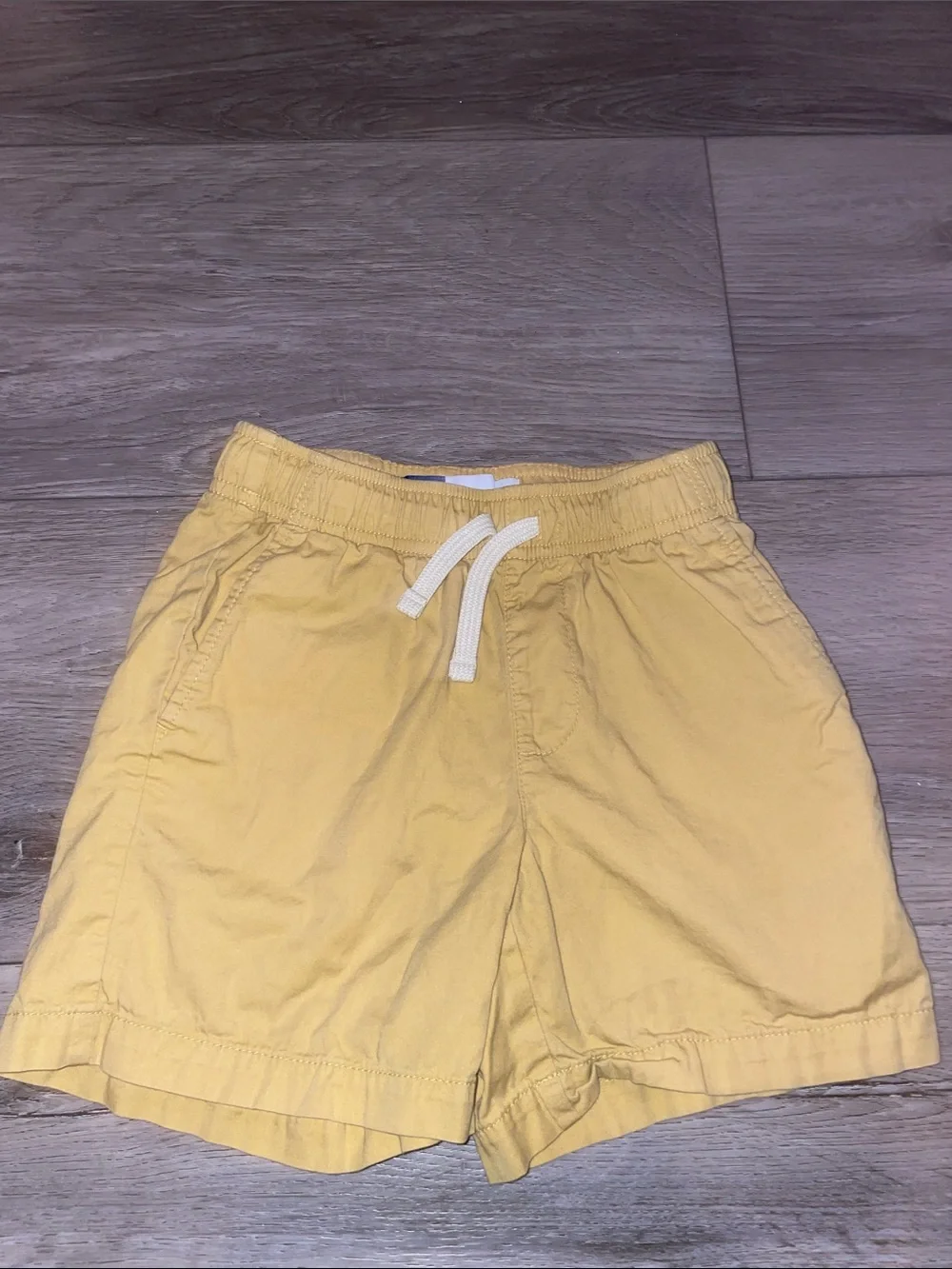 Old Navy Yellow Drawstring Kids Shorts